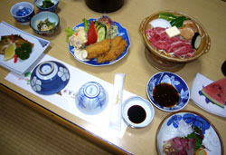 夕食