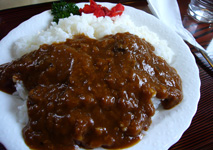 お昼のカレー